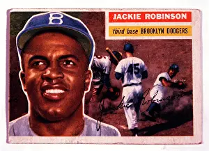 Dodgers: Jackie Robinson, Brooklyn Dodgers baseball player