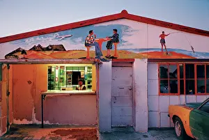 Spaza: Jackson Nkumanda Capescape mural