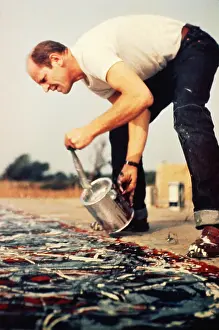 Expressionist: Jackson Pollock Painting, 1950