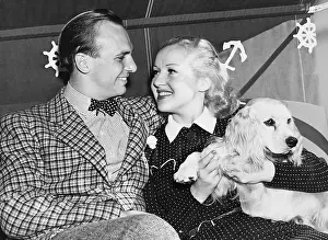 Fiancee: Jacky Coogan and Betty Grable, 1937