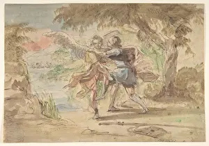 Mid 18th: Jacob and the Angel, late 17th?mid-18th century