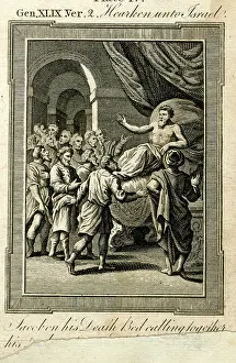 1780s: Jacob on his deathbed calling together his sons
