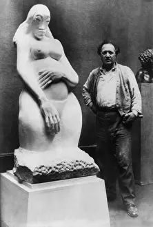 Require: Jacob Epstein, British sculptor with Genesis