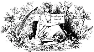 Gottingen: Jacob Grimm, German Dictionary, vignette, 1854