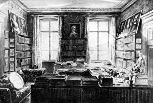 Gottingen: Jacob Grimm, study, 19th century