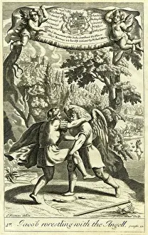 1690: Jacob wrestling with the Angel