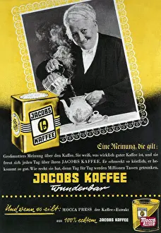 Broth: JACOBS coffee advertising, 1957