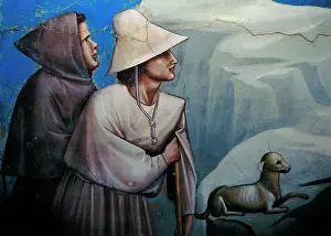 1337: Jacob's Dream (detail), by Giotto