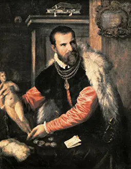 Vecello: Jacopo Strada, by Titian