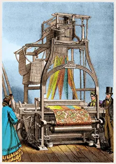 Automation: Jacquard Loom for Weaving Textiles