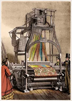 Automation: Jacquard Loom for Weaving Textiles