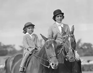 Genthe: Jacqueline Bouvier with her mother Janet at