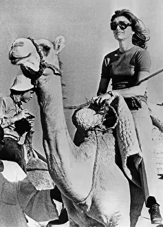 Equestrians: Jacqueline Kennedy Onassis riding a camel ?