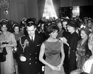 Bouvier: Jacqueline Kennedy at a reception for the wives