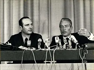 Rossi: Jacques Chirac and Andre Rossi in press conference