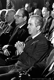 Popularity: Jacques Chirac and Edouard Balladur, Paris