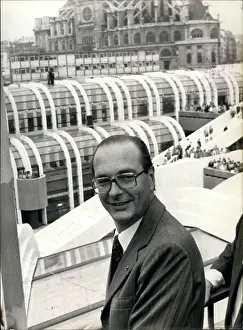 Halles: Jacques Chirac, Mayor of Paris, at Les Halles