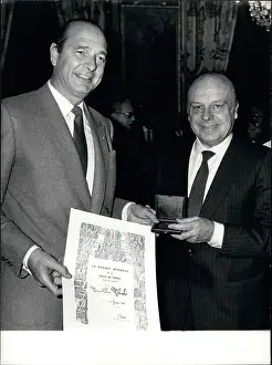 Primo: Jacques Chirac, Mayor of Paris, and Primo Mebiolo