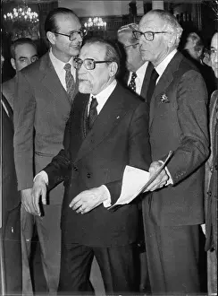 Warmly: Jacques Chirac, Rabbi Jacob Kaplan, Baron de Rothschild