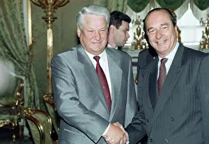 Chirac: Jacques Chirac visit to Russia, 1993