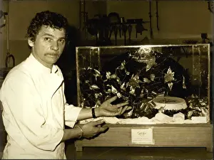 Kilos: Jacques Fourmont, master pastry chef, with sculpture