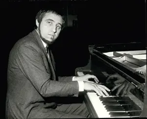 Loussier: Jacques Loussier plays piano at press reception, London