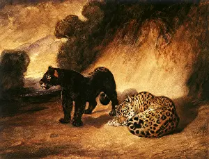 Barye: Two Jaguars of Peru