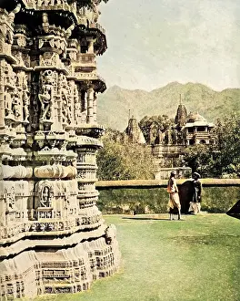 Carvings: Jain Temple, Sadri, Rajasthan, India