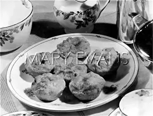 Scones: JAM BUNS ON A PLATE