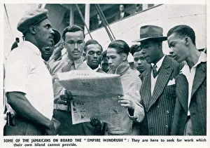 Windrush: Jamaicans on board the Empire Windrush