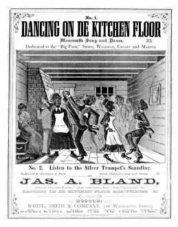 Bland: James A. Bland, Dancing On De Kitchen Floor, 1880