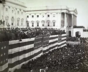 Administering: James A. Garfield - President - inauguration