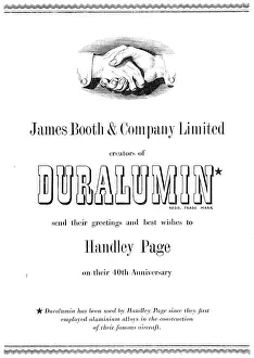 Duralumin: James Booth. Duralumin, Elektron, Magnesium-Zirconium Alloys