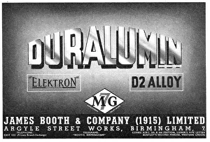 Duralumin: James Booth - Duralumin - Elektron - D2 Alloy - M7G