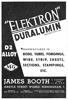 Duralumin: James Booth - Duralumin - Elektron - D2 Alloy - M7G