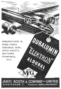 Duralumin: James Booth. M7G Duralumin Elektron Aldural