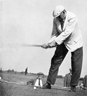 Oct18: James Braid in action at the Open Championships