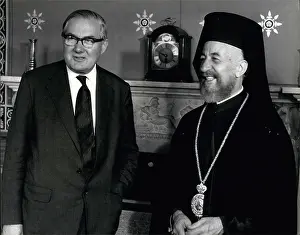 Makarios: James Callaghan with Archbishop Makarios of Cyprus
