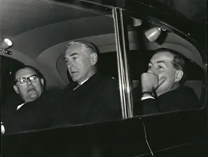 Predecessor: James Callaghan gives lift to Reginald Maudling, London