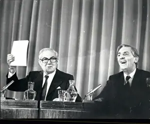 Callaghan: James Callaghan and Len Murray of the TUC