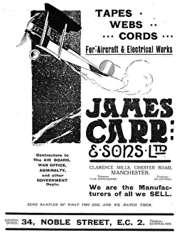 Tapes: James Carr & Sons - Tapes, Webs & Cords