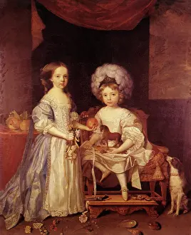 1669: James Cecil, with His Sister, Lady Catherine Cecil