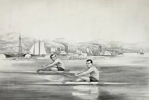4000: James Hammill, and Walter Brown, in their great five mile ro