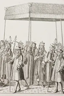 Barons: James II coronation procession