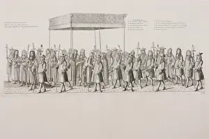 Barons: James II coronation procession
