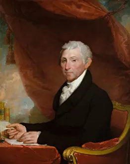 Lcgr1706: JAMES MONROE, by Gilbert Stuart, 1820-22, American