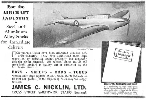 Smethwick: James Nicklin Ltd. Smethwick. Aeroplane Metals