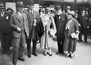 Lausanne: James Ramsay MacDonald and Sir John Simon before they depart