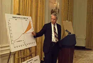 Bsloc 2011 1: James Schlesinger b. 1929 giving a briefing ?