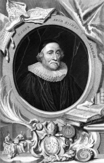 Vertue: James Ussher (Usher) 1580-1656, Archbishop of